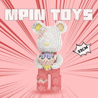 MPIN MP-6650 | Princess Xixi Bear DIY Building Block Set (3,150 Pcs) - 32cm