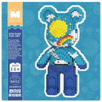 MPIN MP-6651 | Day & Night Starry Sky Bear DIY Building Block Set (3,350 Pcs) - 32cm