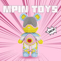 MPIN MP-6652 | Interstellar Astronaut Bear DIY Building Block Set (3,050 Pcs) - 32cm