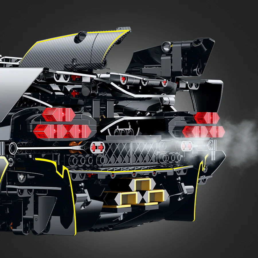 GULY 10638 Ash Spyder: 1:8 Hyper-Performance RC Convertible Supercar Building Set
