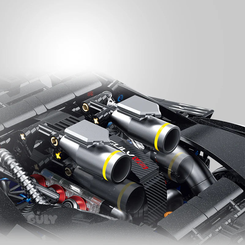 GULY 10627 Scarletta 296: Premium Hyper-Performance RC Supercar Building Set