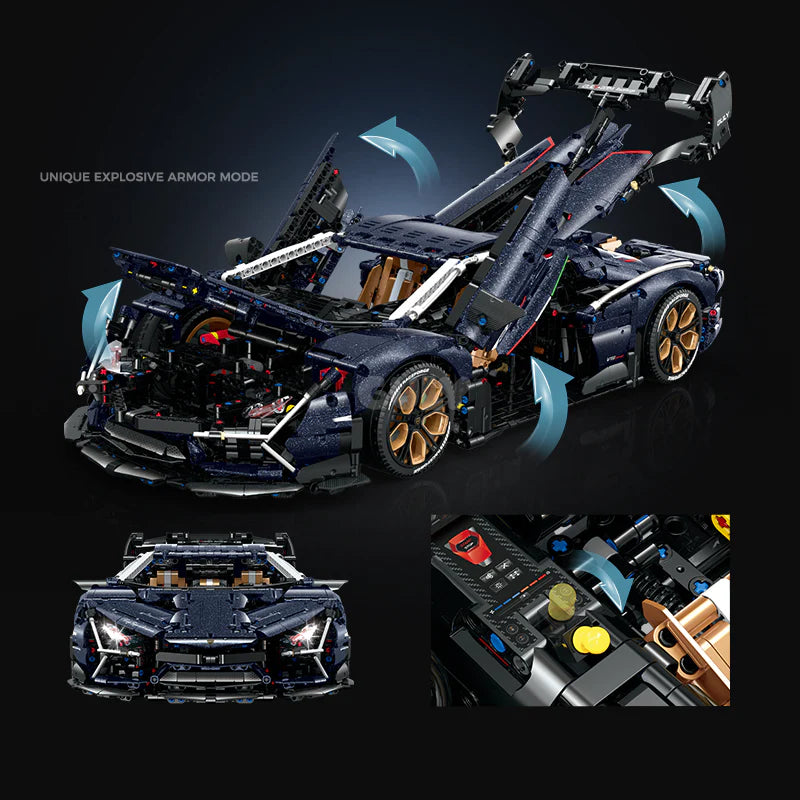 GULY 10624 Stary Rambo: Premium Hyper-Performance RC Supercar Building Set