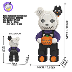 MPIN 5535 | TK Skull Bear - Cute Bear DIY Building Block Set (2,900 Pcs) - 32cm