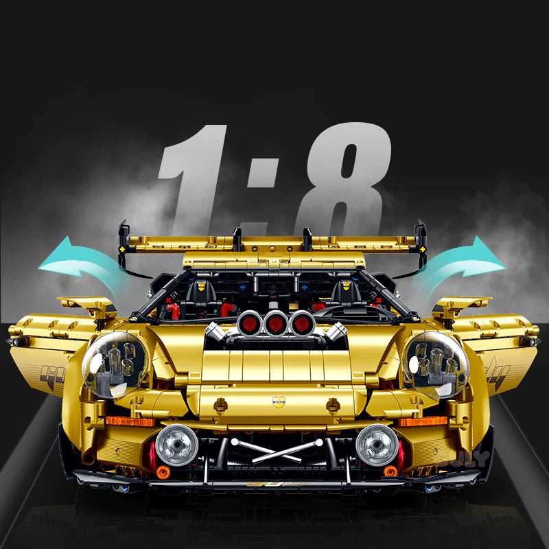 GULY 10640 Trackforce GT3: 1:8 Hyper-Performance RC Supercar Building Set