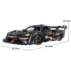 GULY 10646 Carbon Saint: Premium Hyper-Performance RC Supercar Building Set