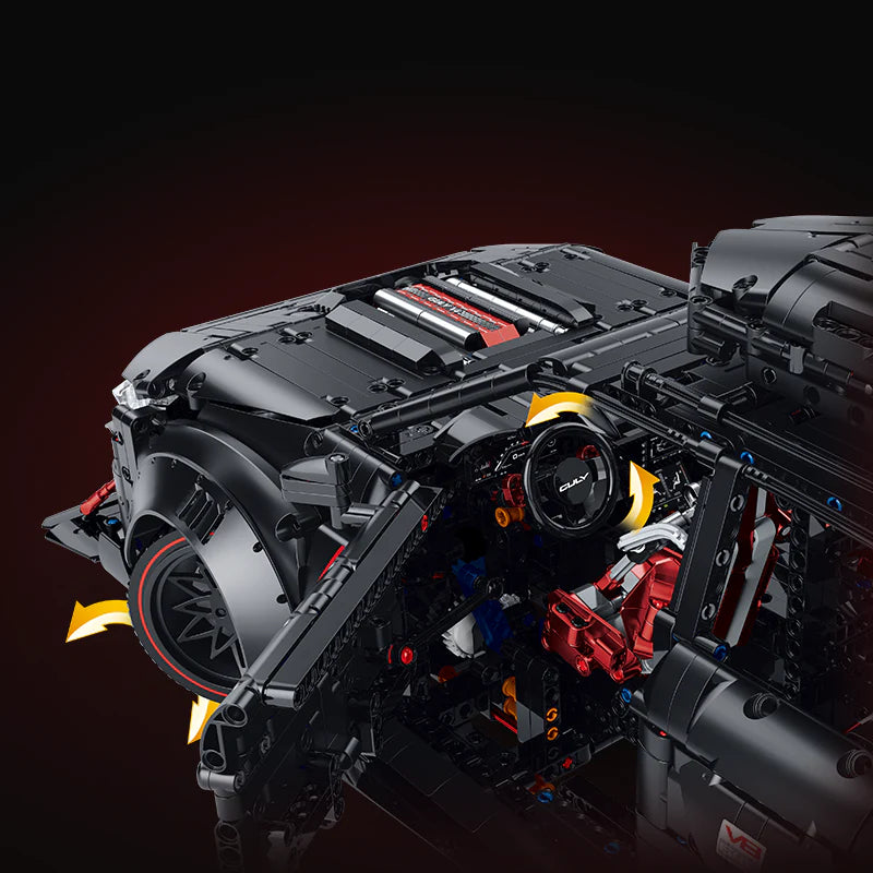 GULY 10645 Speedwagon RS: Premium Hyper-Performance RC Supercar Building Set