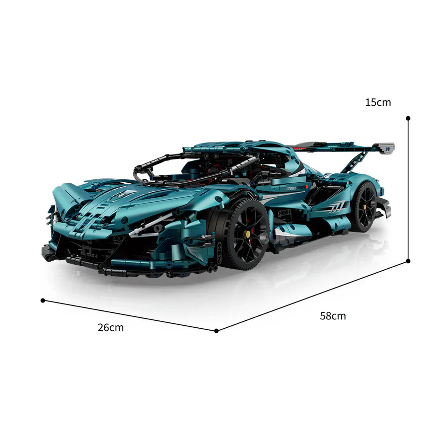 GULY 10612 Vortex: 1:8 Hyper-Performance RC Supercar Building Set
