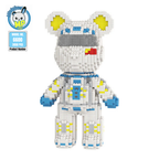 MPIN MP-6600 | Male Astronaut Bear DIY Building Block Set (3,050 Pcs) - 32cm