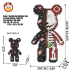 MPIN MP-6603 | Pili Pala Bear DIY Building Block Set (3,250 Pcs) - 32cm