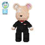 MPIN 6617 | Groom Bear DIY Building Block Set (2,350 Pcs) - 32cm