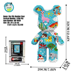 MPIN MP-6620 | Castle in the Sky Bear DIY Building Block Set (3,700 Pcs) - 32cm