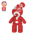 MPIN 6621 | Heartbreak Bear DIY Building Block Set (2,900 Pcs) - 32cm