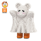 MPIN MP-6649 | Cute Ghost Bear DIY Building Block Set (4,500 Pcs) - 33cm