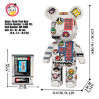 MPIN 6885 | Pirate Pixel Bear DIY Building Block Set (6,350 Pcs) - 43cm