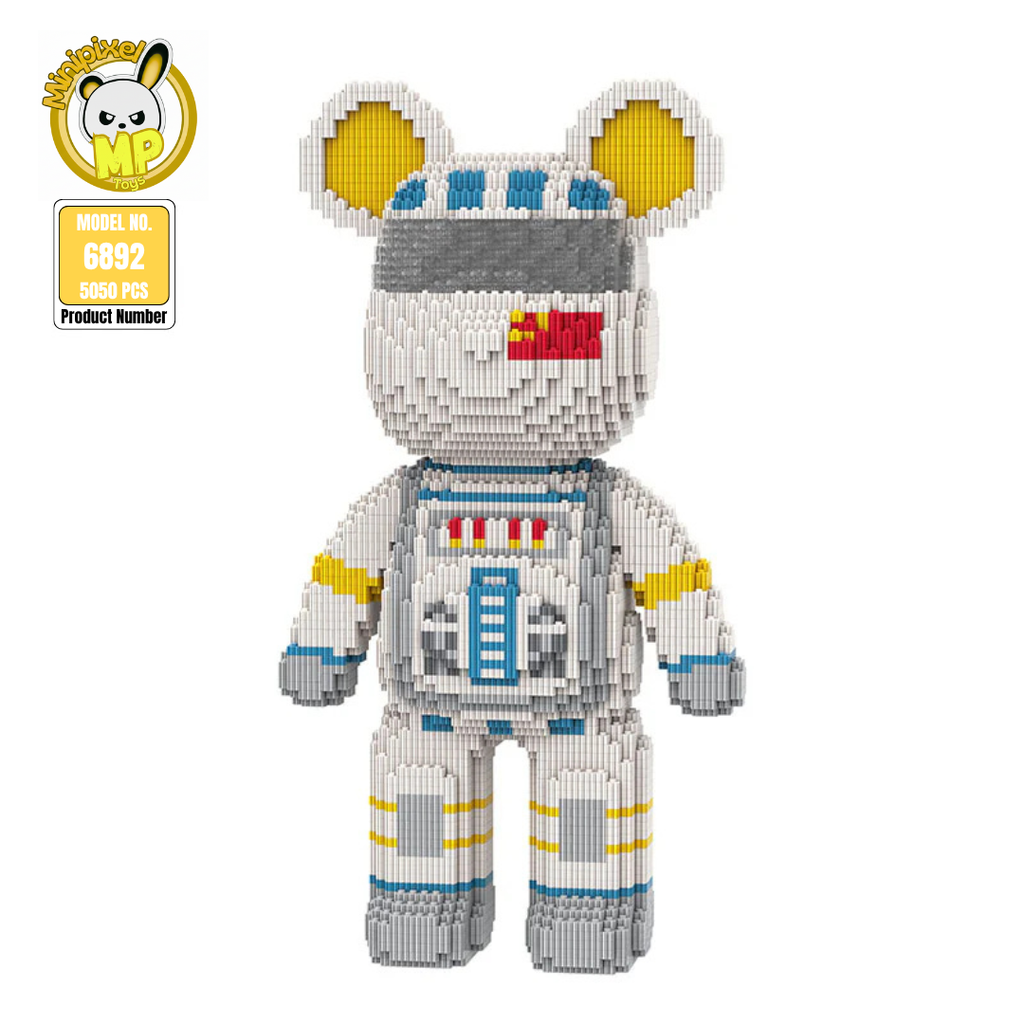 MPIN 6892 | Wandering Moon Landing Bear DIY Building Block Set (5,000 Pcs) - 43cm
