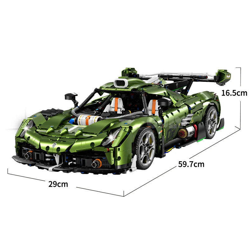 GULY 10628 Veilstrike: Premium Hyper-Performance RC Supercar Building Set