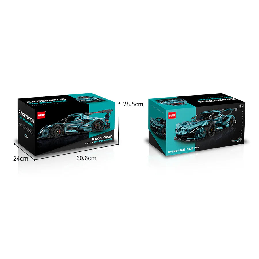 GULY 10612 Vortex: 1:8 Hyper-Performance RC Supercar Building Set