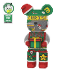 MPIN 7107 | Christmas Night Bear DIY Building Block Set (6,150 Pcs) - 43cm