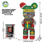 MPIN 7107 | Christmas Night Bear DIY Building Block Set (6,150 Pcs) - 43cm