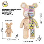 MPIN 7111 | Semi-Anatomical Mechanical Bear DIY Building Block Set (5,000 Pcs) - 43cm