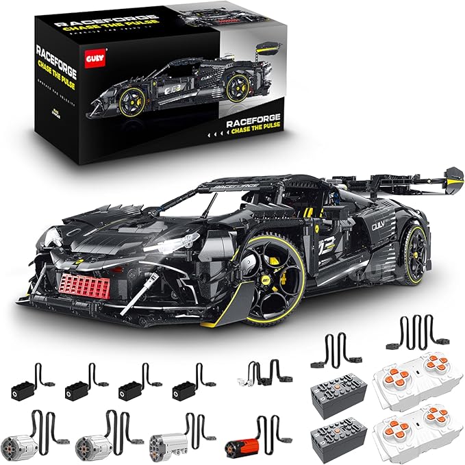 GULY 10627 Scarletta 296: Premium Hyper-Performance RC Supercar Building Set