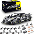 GULY 10638 Ash Spyder: 1:8 Hyper-Performance RC Convertible Supercar Building Set