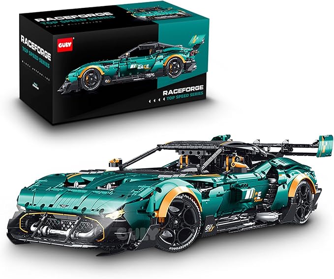 GULY 10647 Darkforge: 1:8 Hyper-Performance RC Supercar Building Set