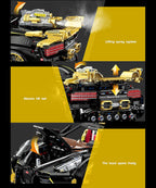 GULY 10631 Heiyezhis W16: 1:8 Hyper-Performance RC Supercar Building Set