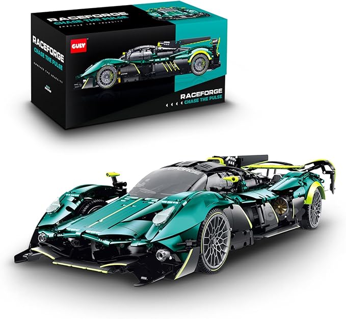 GULY 10658 Iron Valkyrie: 1:8 Hyper-Performance RC Supercar Building Set