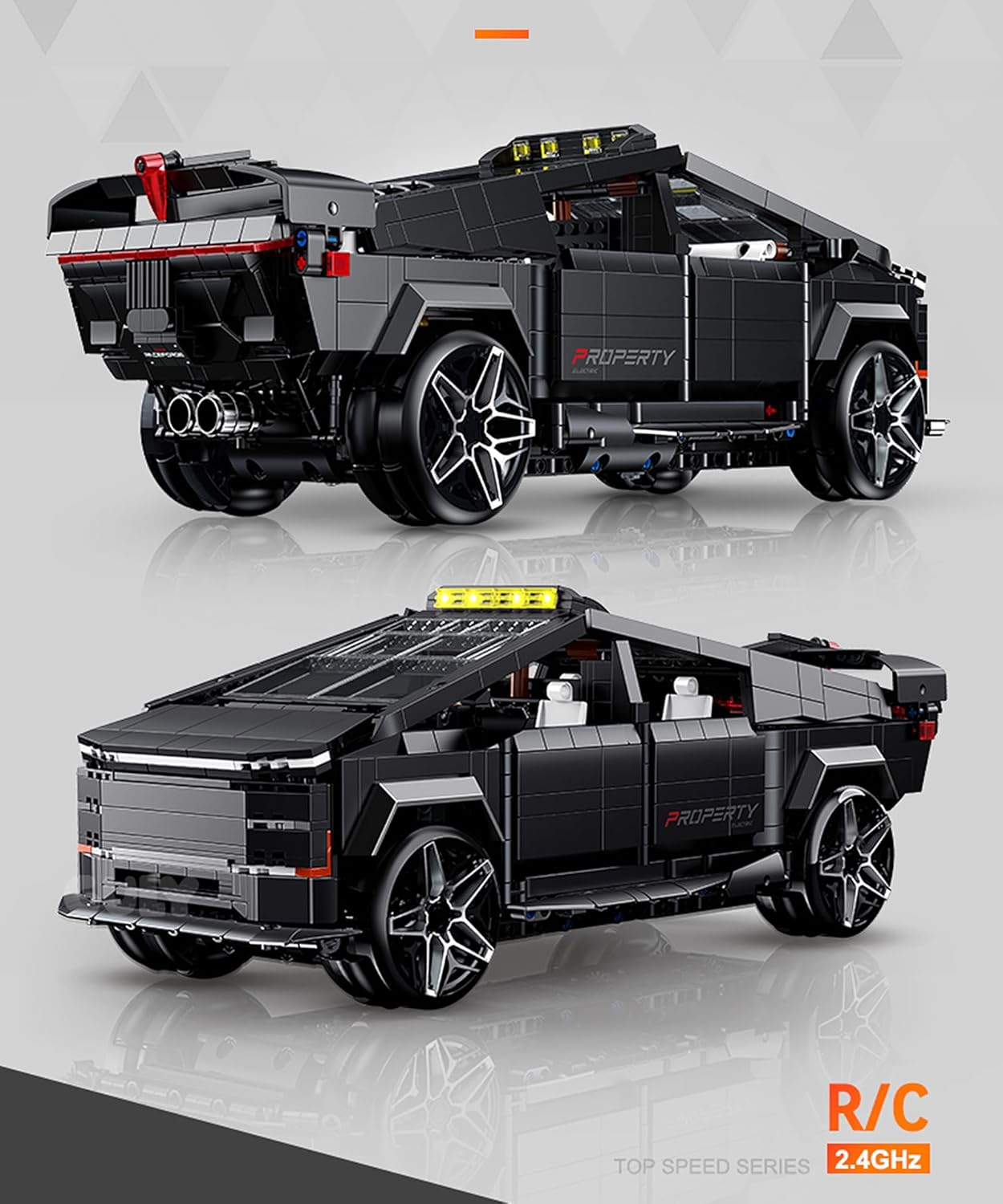 GULY 10634 Raceforge Pickup Truck: Premium Hyper-Performance RC SUV Building Set