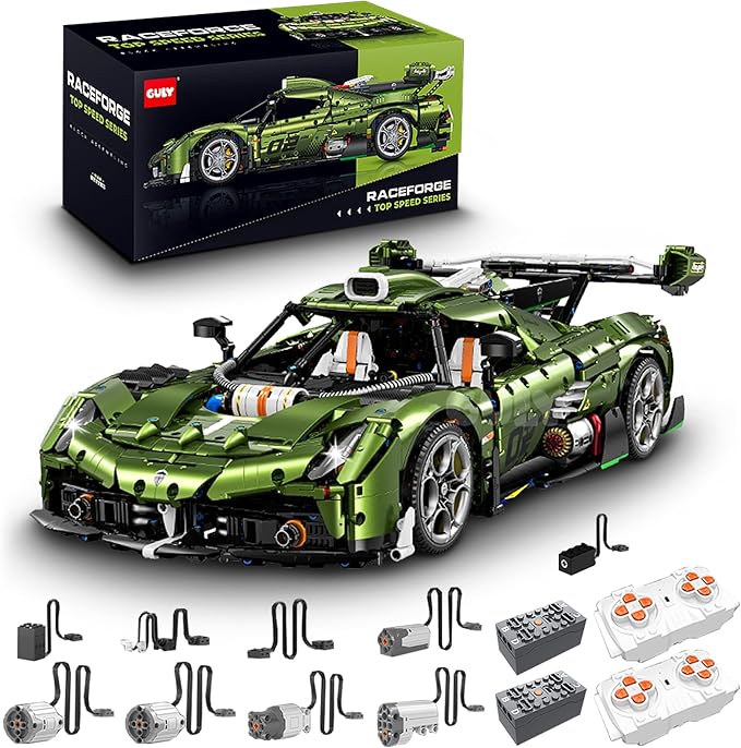 GULY 10628 Veilstrike: Premium Hyper-Performance RC Supercar Building Set