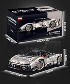 GULY 10657 Zenith GT: 1:8 Hyper-Performance RC Supercar Building Set