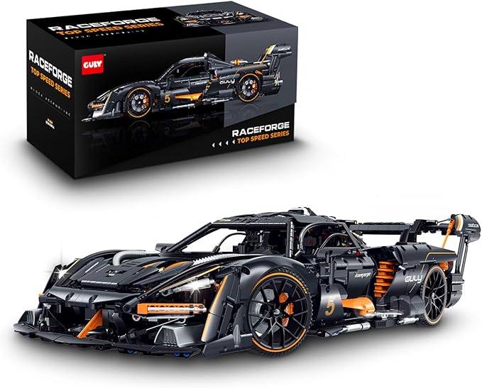 GULY 10646 Carbon Saint: Premium Hyper-Performance RC Supercar Building Set
