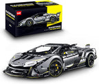 GULY 10638 Ash Spyder: 1:8 Hyper-Performance RC Convertible Supercar Building Set