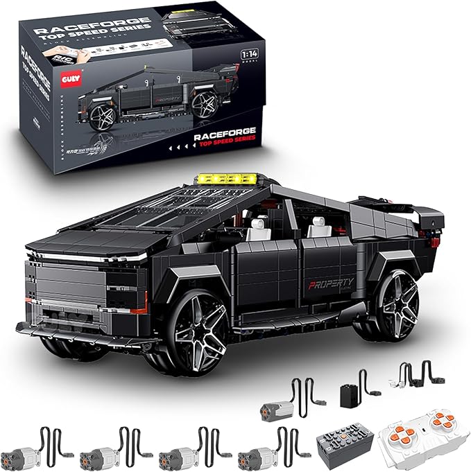 GULY 10634 Raceforge Pickup Truck: Premium Hyper-Performance RC SUV Building Set
