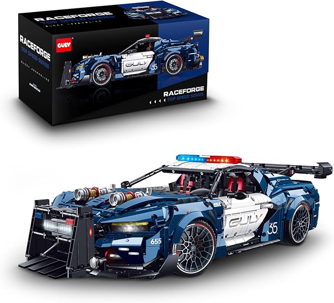 GULY 10655 Interceptor: Premium Hyper-Performance RC Supercar Building Set