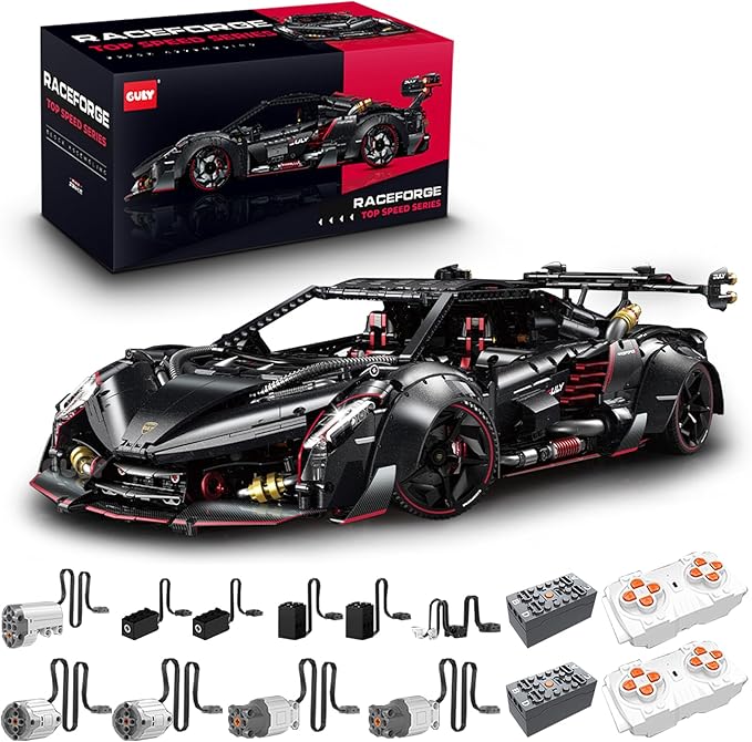 GULY 10639 Venomcraft: Premium Hyper-Performance RC Supercar Building Set