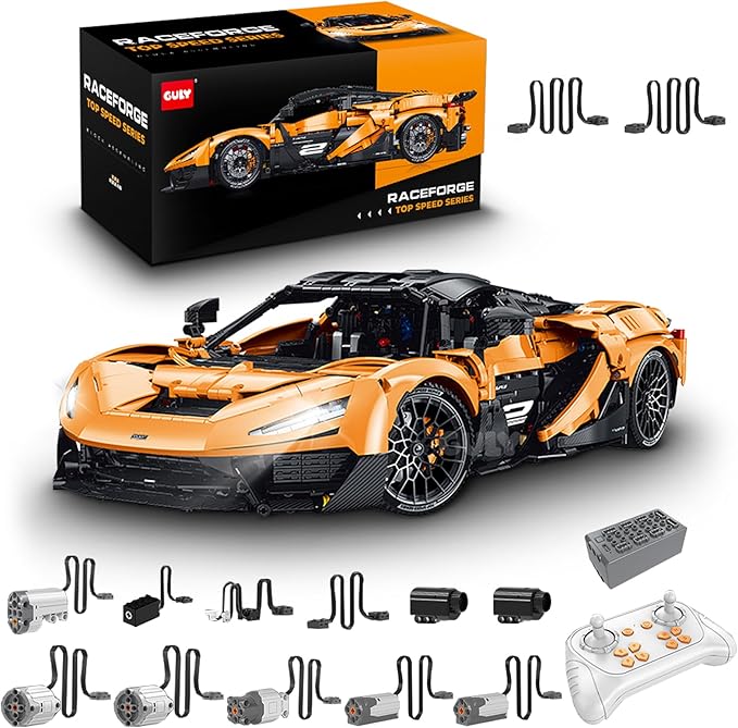 GULY 10650 Stealthline W1: 1:8 Hyper-Performance RC Supercar Building Set
