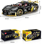 GULY 10631 Heiyezhis W16: 1:8 Hyper-Performance RC Supercar Building Set