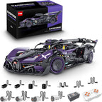GULY 10643 Purple Comet: Premium Hyper-Performance RC Supercar Building Set
