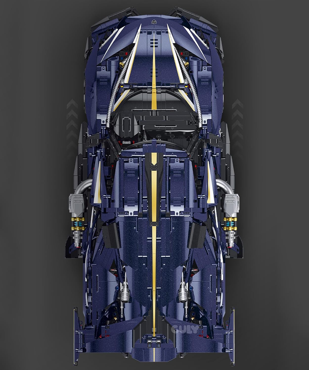 GULY 10641 Track Edition: 1:8 Hyper-Performance RC Supercar Building Set