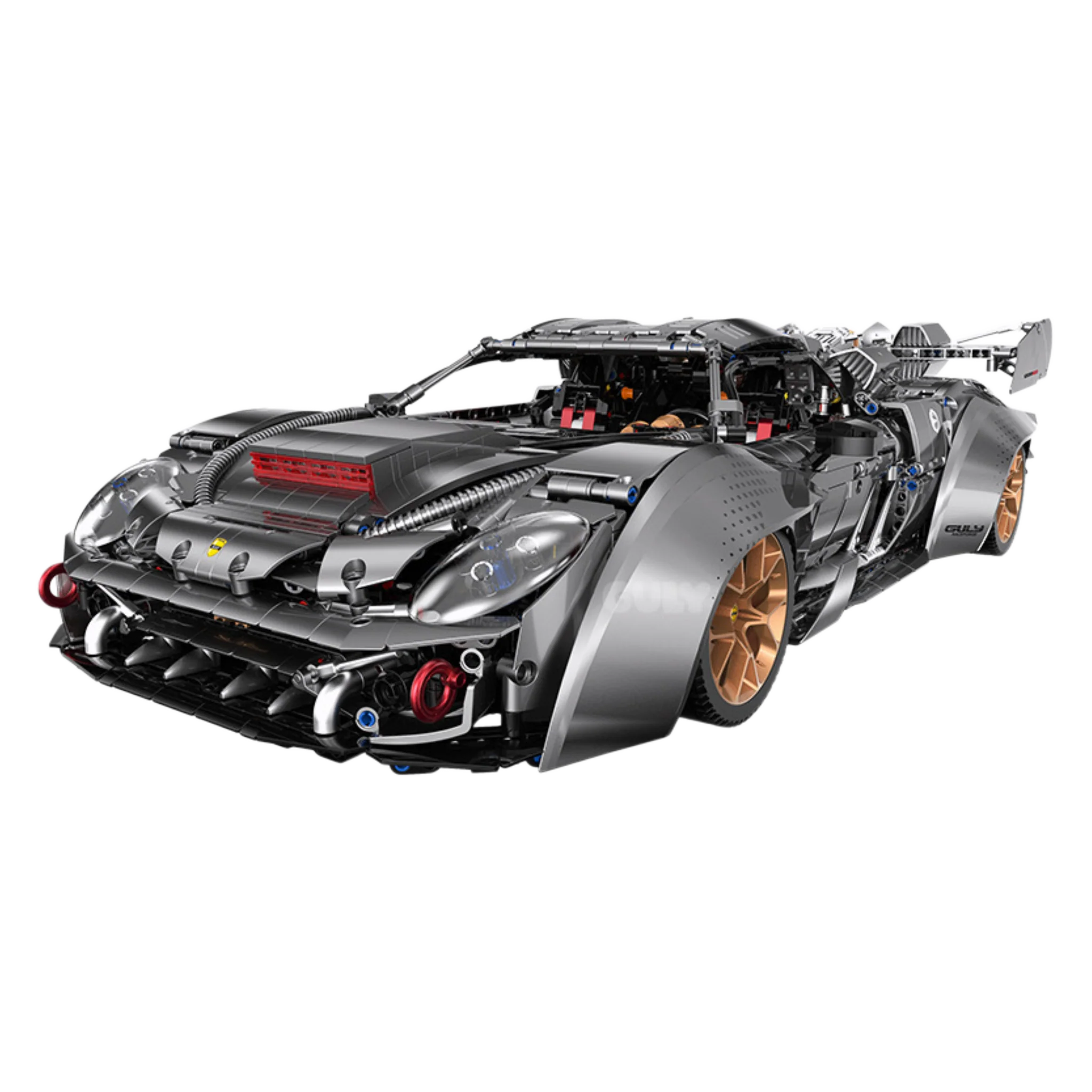 GULY 10629 Zephyr 918: 1:8 Hyper-Performance RC Supercar Building Set