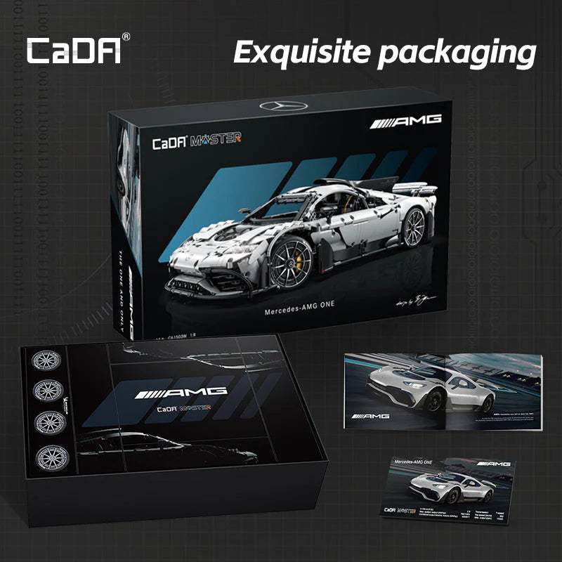 CaDA Master Mercedes-AMG One Licensed Hypercar 1:8 Scale (C61503W) - (Dynamic or Static)