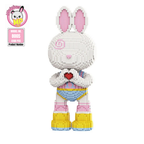 MPIN M8005 MOMO Heart Gesture Rabbit Klemmbausteine (6400 Teile), 55 cm, Herz Hase Mikro-3D Tier-Bausteine für Erwachsene und Kinder, DIY Klemmbaustein Set, Süße Deko & Sammlerstück
