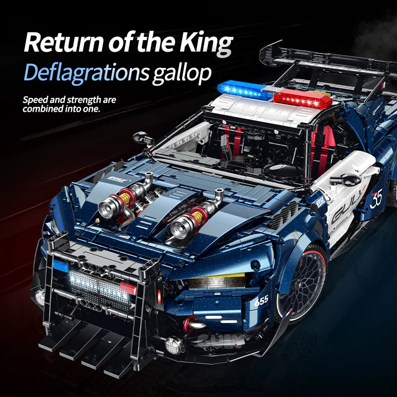 GULY 10655 Interceptor: Premium Hyper-Performance RC Supercar Building Set