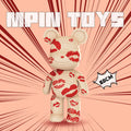 MPIN 894 | Kiss Kiss Big Bear - Cute Power Bear DIY Building Block Set (18,300 Pcs) - 80cm