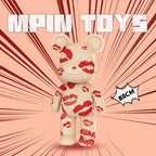MPIN 894 | Kiss Kiss Big Bear - Cute Power Bear DIY Building Block Set (18,300 Pcs) - 80cm