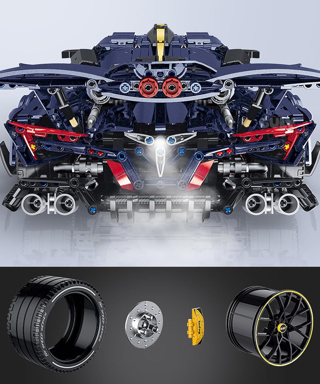 GULY 10641 Track Edition: 1:8 Hyper-Performance RC Supercar Building Set