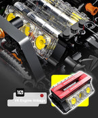 GULY 10656 Chase The Pulse F80: 1:8 Hyper-Performance RC Supercar Building Set