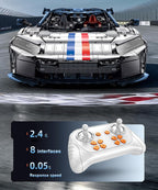 GULY 10656 Chase The Pulse F80: 1:8 Hyper-Performance RC Supercar Building Set